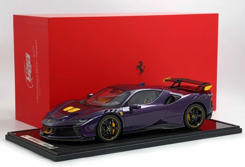 1/12 BBR Ferrari SF90XX Stradale (Viola Hong Kong Purple) Car Model Limited 10 Pieces
