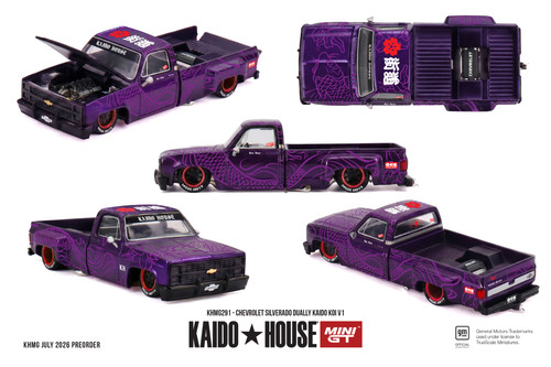 CHASE CAR 1/64 Kaido House Chevrolet Silverado Dually Vintage Spec