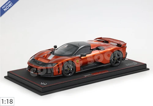 1/18 BBR Ferrari F80 (Copper Mica Orange with Carbon Wheels) Full Open Diecast Car Model Luxury Package Limited 25 Pieces