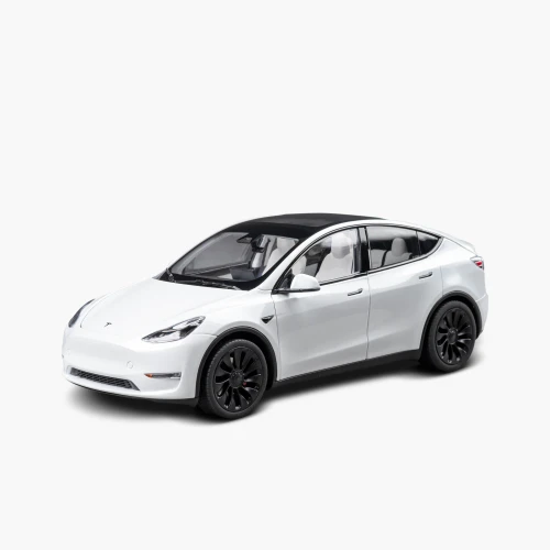 1/18 Official Tesla Model Y (Pearl White Multi-Coat) Diecast Car Model