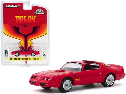 1979 Pontiac Firebird Trans Am "Fire Am" Red with Hood Bird "Hobby Exclusive" 1/64 Diecast Model Car by Greenlight