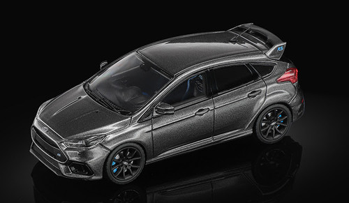 1/64 Sunstar 2018 Ford Focus RS (Moondust Silver Grey) Diecast Car Model