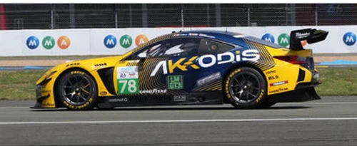 1/18 Spark Lexus RC F LMGT3 No.78 AKKODIS ASP TEAM 2nd LMGT3 class Le Mans 24H 2026 T. Van Rompuy – H. David – J. Hawksworth Car Model