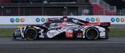 1/18 Spark Peugeot 9X8 No.94 PEUGEOT TOTALENERGIES Le Mans 24H 2026 L. Duval – M. Jakobsen – T. Pourchaire Car Model