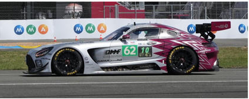 1/18 Spark Mercedes-AMG LMGT3 No.62 TEAM QATAR BY IRON LYNX  Le Mans 24H 2026  A. Al-Khelaifi – J. Hanses – G. Alesi Car Model