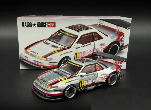 CHASE CAR 1/64 Kaido House Nissan Silvia S13-R Circuit Spec V1 #0  Diecast Car Model
