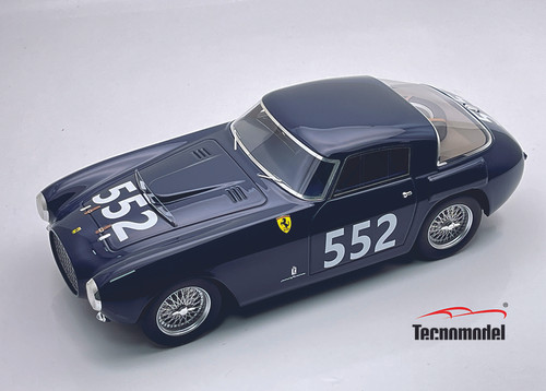 1/18 Tecnomodel Ferrari 250 MM  Mille Miglia 1954 Car #552 Driver: V. Colocci - Parisi DNF Limited Edition Car Model
