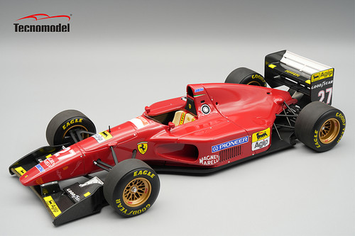 1/18 Tecnomodel Ferrari 412T1 1994 Brasilian GP Driver: Jean Alesi  Smooth Tyres Limited Edition Car Model
