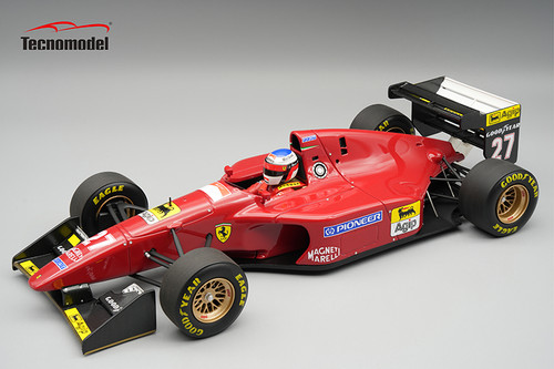1/18 Tecnomodel Ferrari 412T1 1994 Canadian GP Driver: Jean Alesi Smooth Tyres Limited Edition Car Model