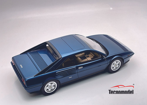 1/18 Tecnomodel Ferrari 308 Mondial 3.2 Abu Dabi Blue Limited Edition Car Model