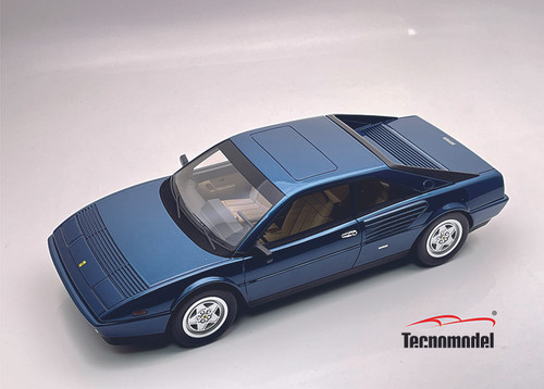 1/18 Tecnomodel Ferrari 308 Mondial 3.2 Abu Dabi Blue Limited Edition Car Model