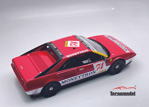 1/18 Tecnomodel Ferrari 308 Mondial 3.2 SPA 24h 1989 Car #74 Driver: M. Bianchi - P. Witmeur - P. Martin  DNF Limited Edition Car Model