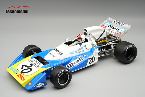 1/18 Tecnomodel Matra MS120B 1971 French GP Driver: C.Amon Limited Edition Car Model