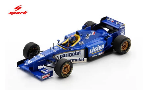 1/43 Spark Ligier JS43 No.10 Ligier Mugen-Honda French GP 1996 Pedro Diniz Car Model