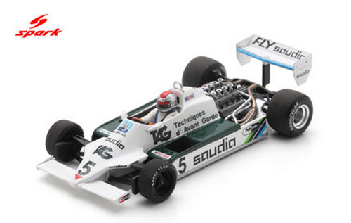 1/43 Spark Williams FW07C No.5 TAG Williams-Ford Long Beach GP 1982  Mario Andretti Car Model