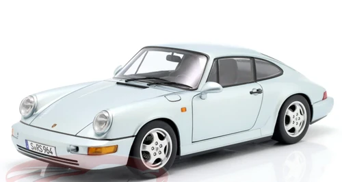 1/12 KK-Scale 1992 Porsche 911 (964) RS with Cup Rims (Polar Silver) Diecast Car Model