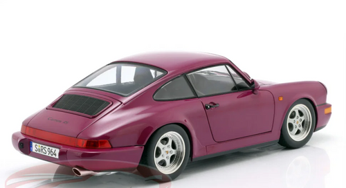 1/12 KK-Scale 1992 Porsche 911 (964) RS with Speedline Rims (Ruby Red) Diecast Car Model