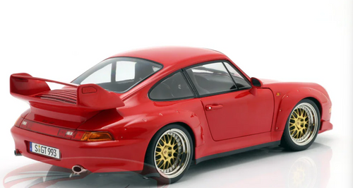 1/12 KK-Scale 1996 Porsche 911 (993) GT2 with BBS Rims (Red) Diecast Car Model