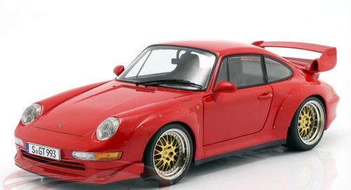 1/12 KK-Scale 1996 Porsche 911 (993) GT2 with BBS Rims (Red) Diecast Car Model
