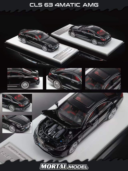 1/64 Mortal Nissan Mercedes-Benz CLS63 4Matic AMG (Black) Diecast Car Model