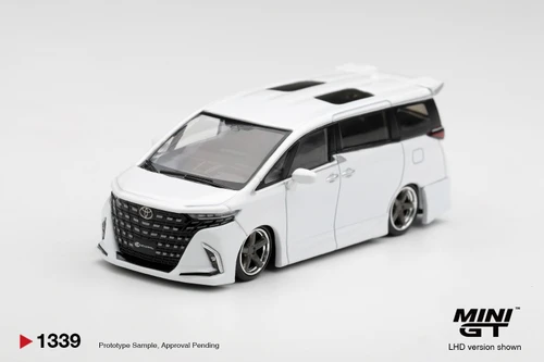 1/64 Mini GT Toyota Alphard 40 KUHL White Diecast Car Model