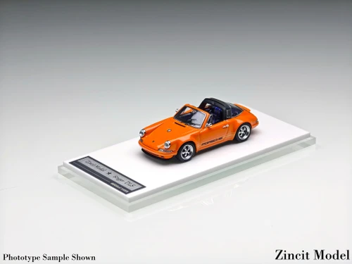 1/64 Zincit Model Porsche 911 964 Singer (Orange) Diecast Car Model