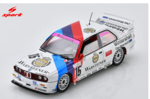 1/43 Spark BMW M3 E30 No.15 Winner 24H Nürburgring 1991  J. Winkelhock - A. Hahne - K. Nissen Car Model