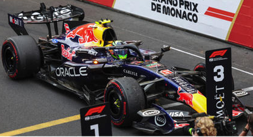 1/43 Spark Oracle Red Bull Racing RB22 No.6 4th Monaco GP 2026  Isack Hadjar  (With number board) Car Model