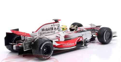 1/18 Minichamps 2008 F1 Lewis Hamilton McLaren MP4/23 #22 Brazil GP Formula 1 World Champion Car Model Limited