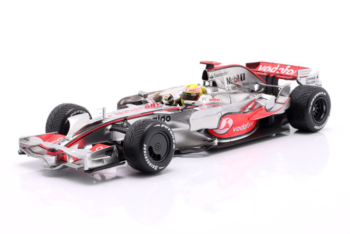 1/18 Minichamps 2008 F1 Lewis Hamilton McLaren MP4/23 #22 Brazil GP Formula 1 World Champion Car Model Limited