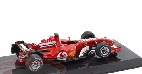 1/24 Premium Collectibles 2025 F1 Rubens Barrichello Ferrari F2005 #2 Diecast Car Model