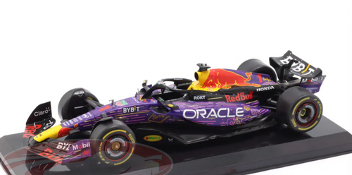 1/24 Premium Collectibles 2023 F1 Max Verstappen Verstappen Red Bull RB19 #1 Winner Las Vegas GP Formula 1 World Champion Diecast Car Model