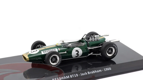 1/24 Premium Collectibles 1966 F1 Jack Brabham Brabham BT19 #3 Formula 1 World Champion Diecast Car Model