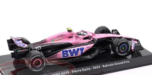 1/24 Premium Collectibles 2023 F1 Pierre Gasly Alpine A523 #10 Bahrain GP Diecast Car Model