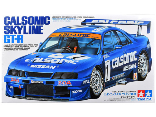 Model Kit Nissan Skyline GT-R "Calsonic" 1/24 Scale Model by Tamiya