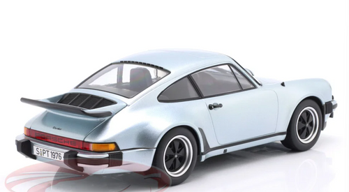 1/18 KK-Scale 1976 Porsche 911 (930) Turbo 3.0 (Polar Silver) Diecast Car Model