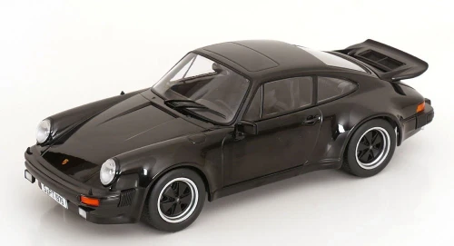 1/18 KK-Scale 1976 Porsche 911 (930) Turbo 3.0 (Black) Diecast Car Model