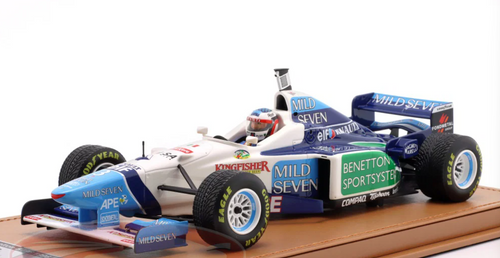 1/18 Tecnomodel 1996 F1 Jean Alesi Benetton B196 #3 2nd Brazilian GP Car Model