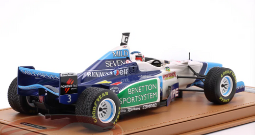 1/18 Tecnomodel 1996 F1 Jean Alesi Benetton B196 #3 2nd Brazilian GP Car Model