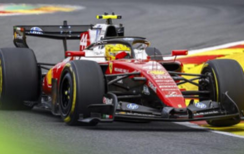 1/18 Looksmart 2026 F1 Belgian GP Ferrari SF-26 4th Place #44 Lewis Hamilton Car Model