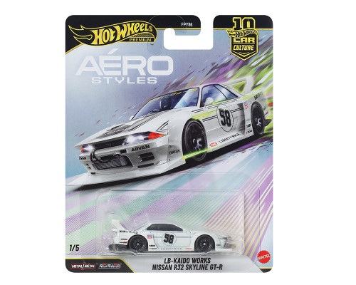 1/64 Hot Wheels Premium LB Kaido Works Nissan Skyline R32 GT-R Diecast Car Model
