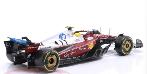 1/18 BBurago 2025 Formula 1 Lewis Hamilton Ferrari SF-25 #44 6th Italian GP Diecast Car Model