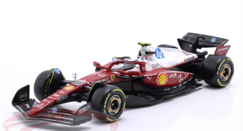 1/43 BBurago 2025 F1 Lewis Hamilton Ferrari SF-25 #44 6th Italian GP Diecast Car Model Standard Edition