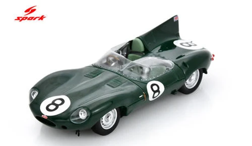 1/43 Spark Jaguar D-Type No.8 Le Mans 24H 1958  D. Hamilton – I. Bueb Car Model