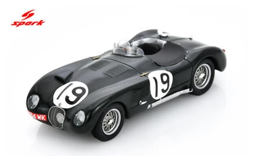 1/43 Spark Jaguar C-Type No.19 4th Le Mans 24H 1953 P. Whitehead – I. Stewart Car Model