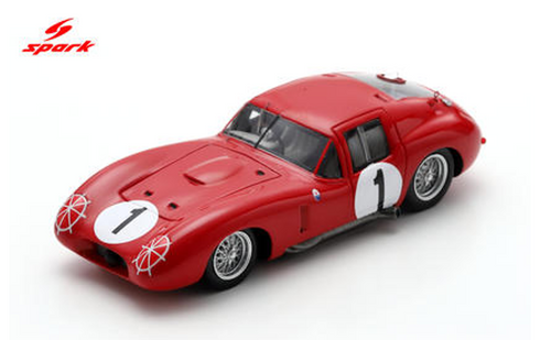 1/43 Spark Maserati 450S Zagato Coupe No.1 Le Mans 24H 1957 S. Moss – H. Schell Car Model