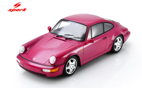 1/18 Spark 1992 Porsche 911 964 RS Street (Ruby Star Red) Car Model