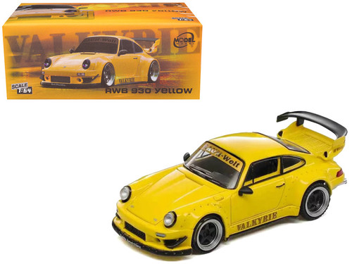 1/64 Model Model Porsche 911 RWB 930 (Valkyrie Yellow) Car Model