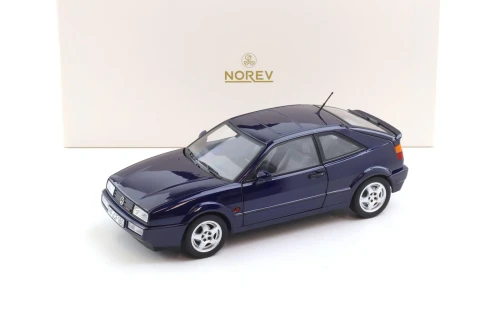 1/18 Norev 1992 Volkswagen VW Corrado VR6 (Aqua Blue) Diecast Car Model