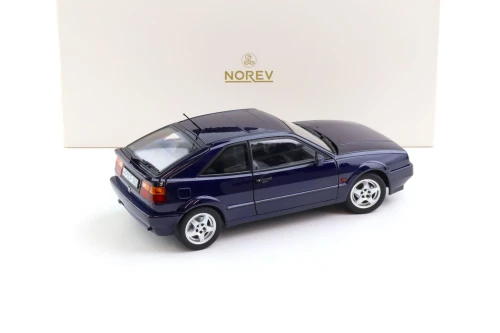 1/18 Norev 1992 Volkswagen VW Corrado VR6 (Aqua Blue) Diecast Car Model
